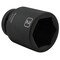 Dynamic 1" Drive Deep Socket, Black Phosphate, Tools 2" X 1" Drive, 6 Point Deep Length D025564 - alternate 7